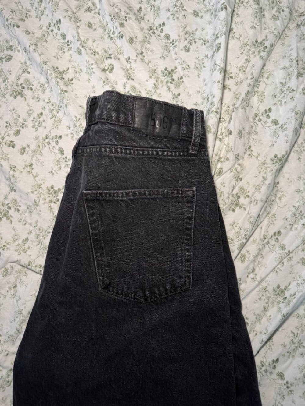 BDG Urban Outfitters Black Jack Denim Shorts with Flame Details - Picture 9 of 13